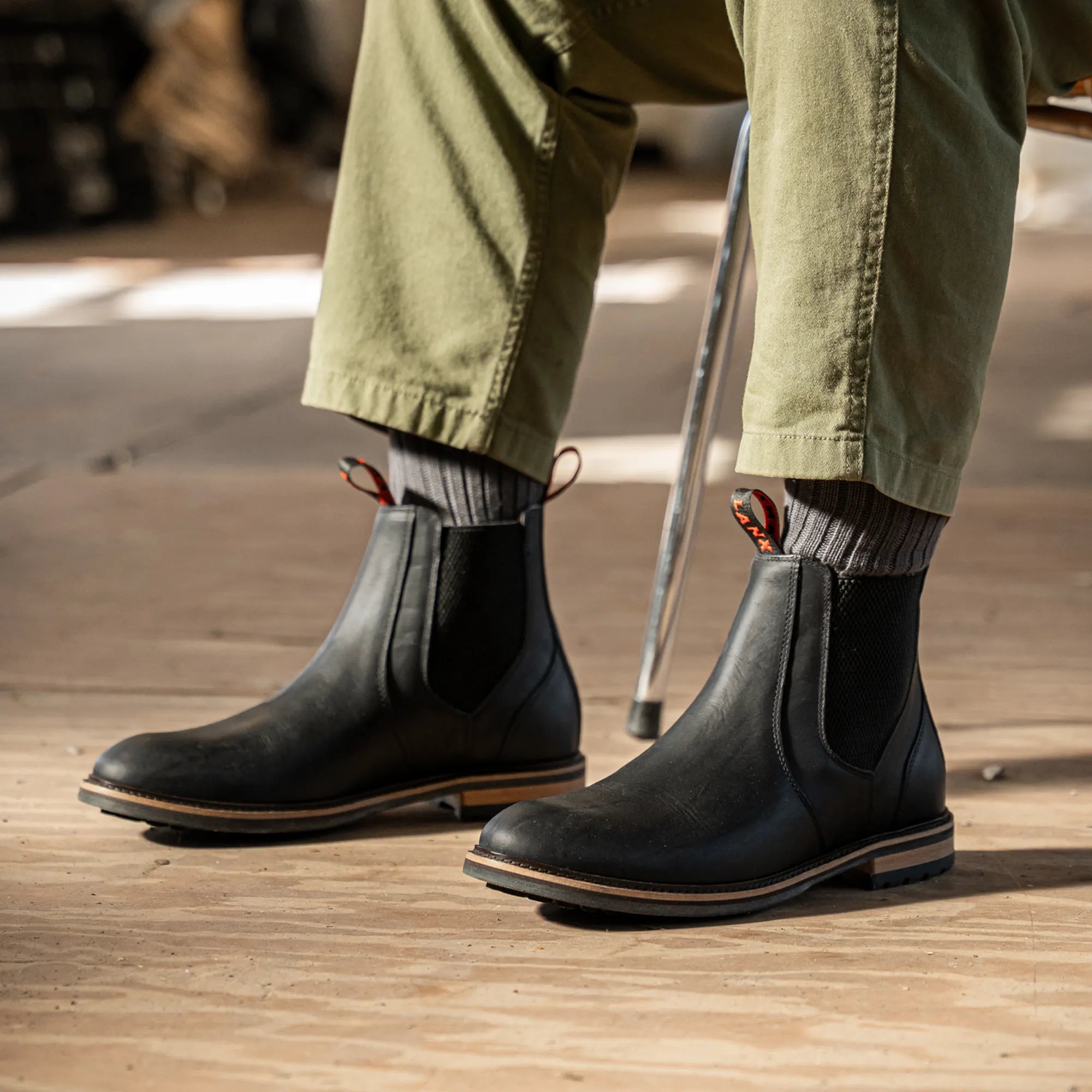 GARSTANG // BLACK-Men's Chelsea | LANX Proper Men's Shoes